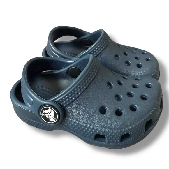 CROCS Shoes Crocs Navy Blue Clogs Baby Boy Girl Size Infant